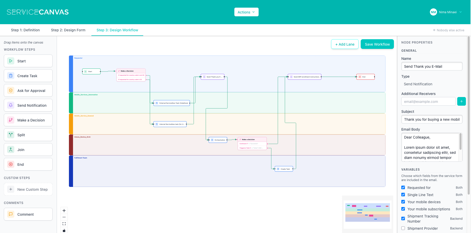 Prozess-Visualisierung
